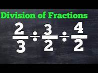 Video thumbnail for Simplifying Division of Fractions Made Easy!