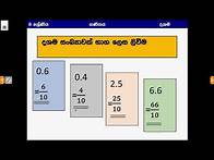 Video thumbnail for Grade 8 | Unit 15 | දශම 01 | e-thaksalawa