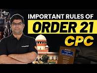 Video thumbnail for Most Important Rules of Order 21 CPC | Code of Civil Procedure