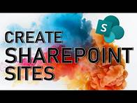 Video thumbnail for How to Easily Create a SharePoint Site