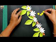 Video thumbnail for WHITE FLOWER Design for Bulletin Board Border | Student-Teacher Activity | DIY