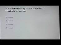 Video thumbnail for Multiple choice test questions - Test taking strategies