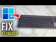 Video thumbnail for How To Fix Keyboard Not Working In Windows 11 - Full Guide