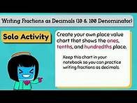 Video thumbnail for Understand decimal notation - 4th Grade Math 4.NF.C.6