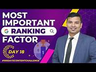 Video thumbnail for Most Important Google Ranking Factors In 2023 | SEO Ranking Factor To Rank In Google | CRUB Strategy
