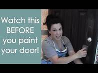 Video thumbnail for Achieve A Smooth Finish: Painting Your Front Door (no Brush Marks!) - Renee Romeo
