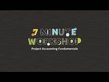 Video thumbnail for 7-Minute Workshop: Project Accounting Fundamentals