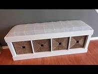 Video thumbnail for How to turn an IKEA Kallax bookcase into a bench - 2 designs