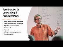 Video thumbnail for Termination in Counseling & Psychotherapy