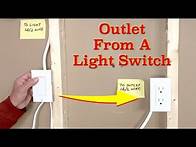 Video thumbnail for How To Wire An Outlet From A Light Switch