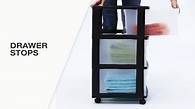 Video thumbnail for Watch Sterilite Wide 3 Drawer Cart on Amazon Live