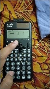 Video thumbnail for # How to solve determinant matrix by fx991cw calculator.