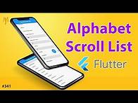 Video thumbnail for Flutter Tutorial - Alphabet Scroll List | A To Z ListView