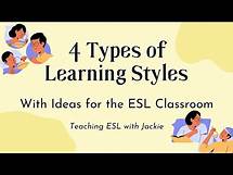 Video thumbnail for 4 Types of Learning Styles With Ideas for the ESL Classroom | Visual, Kinesthetic, Auditory & More