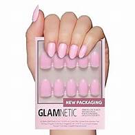 Video thumbnail for Glamnetic Press On Nails - Think Pink | Solid Opaque Light Pastel Pink Short Oval Nails, Reusable | 15 Sizes - 30 Nail Kit