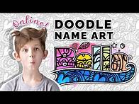 Video thumbnail for 🆒How To Create DOODLE NAME ART Online | Quick & Easy Tutorial ✅