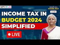 Video thumbnail for Income Tax Slabs LIVE News | Budget 2024 Income Tax Slabs Explained | New Tax Regime Slabs