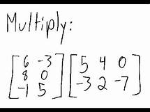 Video thumbnail for Matrix Multiplication: Multiply matrices: [3x2] times [2x3]