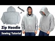 Video thumbnail for How to sew an oversize Zip Hoodie | Zip up Hoodie Sewing Tutorial