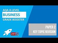 Video thumbnail for AQA A-Level Business 2022 | Paper 2 | Key Topic Revision Blast
