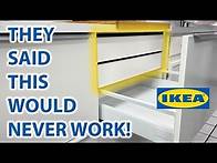 Video thumbnail for IKEA MAXIMERA DRAWER HACK | DRAWER COMBINATION YOU NEVER KNEW WAS POSSIBLE! IKEA SAID THIS WONT WORK