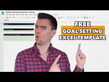Video thumbnail for Excel Goal Setting Template (FREE!)