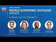 Video thumbnail for Press Briefing: World Economic Outlook Update | July 2024