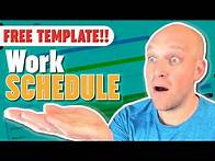 Video thumbnail for Work Schedule (Free Template)