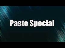 Video thumbnail for Paste Special in Microsoft Word