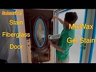 Video thumbnail for Stain Therma Tru Fiberglass Door with Minwax Oil Gel Stain (Part 2)
