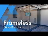 Video thumbnail for Stylish and Modern Frameless Glass Partitions