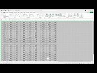 Video thumbnail for MS Excel How to create printable randomized times table with exercise
