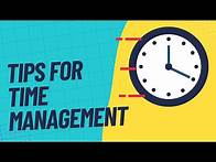 Video thumbnail for Tips for Time Management for College Students
