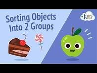 Video thumbnail for Sorting & Logic Games for Kids | Sorting Objects into 2 Groups | Kids Academy