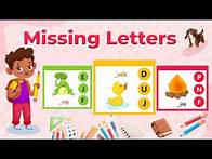 Video thumbnail for ABCD | Fill in the Missing Letters | Missing Letters for Kids | Kindergarten