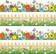 Video thumbnail for 60 Pieces Spring Bulletin Board Borders Flowers Board Border Stickers Spring Colorful Border Trims Self-Adhesive Bulletin Board Paper Decor for Summer Classroom School Wall Home Nursery