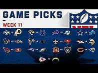 Video thumbnail for Week 11 Game Picks! | NFL 2019
