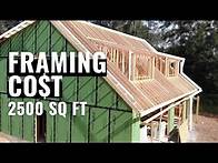 Video thumbnail for This one hurt. FRAMING COST BREAKDOWN (2022 lumber prices)