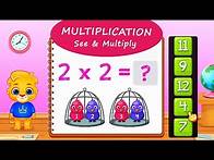 Video thumbnail for 123 Math Multiplication #1 - Multiply Using Groups with Lucas and Ruby | RV AppStudios Games