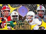 Video thumbnail for 🚨 CFP RANKINGS REACTION🚨: Oregon on top, but who missed the first cut? 🏈
