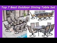 Video thumbnail for Top 7 Best Outdoor Dining Table Set in 2025! Reviews & Buying Guide![Ultimate Buying Guide]