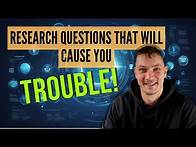 Video thumbnail for Good research question leading to a Bad study? How to write a good research question