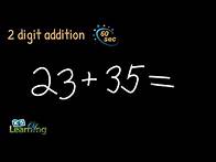 Video thumbnail for 2-Digit Addition (No Regrouping) | Example