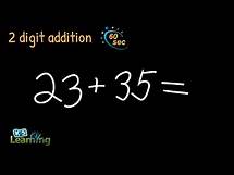 Video thumbnail for 2-Digit Addition (No Regrouping) | Example