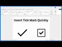 Video thumbnail for Shortcut for Tick Symbol in Word (🗸 & ☑): Fastest way to get Check Mark in Word