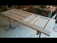 Video thumbnail for Door made of very solid wood