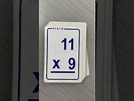 Video thumbnail for Multiplication flash cards
