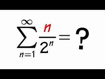 Video thumbnail for How to evaluate the series of n/2^n