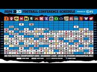 Video thumbnail for When & Where Are the Big Ten Teams Playing in 2024? | Dates Unveiled for the 2024 Football Schedule