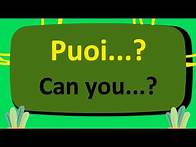 Video thumbnail for 70 Essential Italian Sentence Patterns for Questions and Phrases with FIVE Practice Sentences Each!